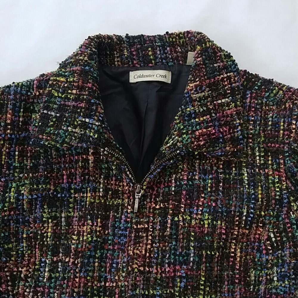 Coldwater Creek Zip Up Jacket